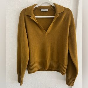 Everlane cashmere polo size S